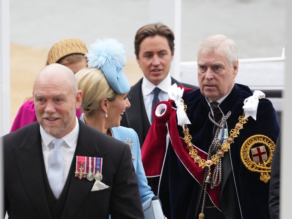 Mike Tindall and Andrew Mountbatten-Windsor
