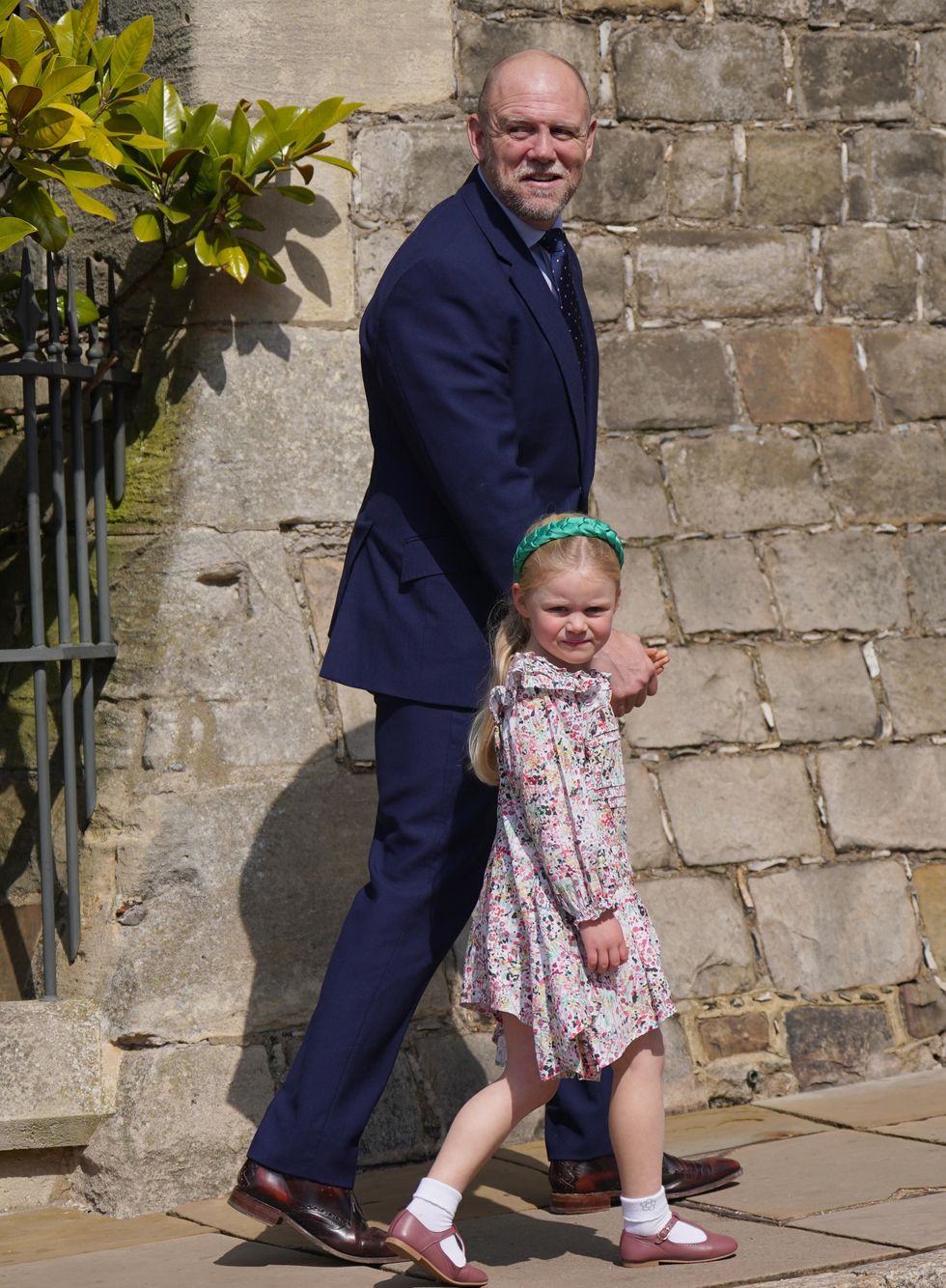 Mike Tindall and Lena Tindall