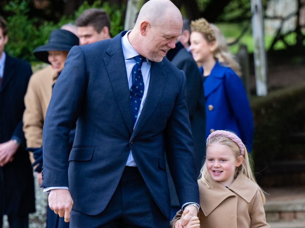 Mike Tindall and Lena Tindall