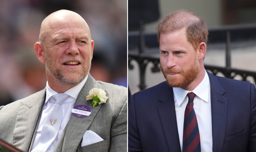 Mike Tindall and Prince Harry