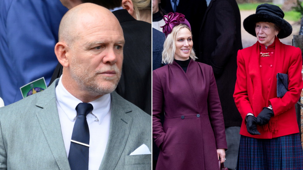 Mike Tindall, Zara Tindall and Princess Anne
