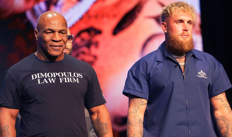 Mike Tyson and Jake Paul