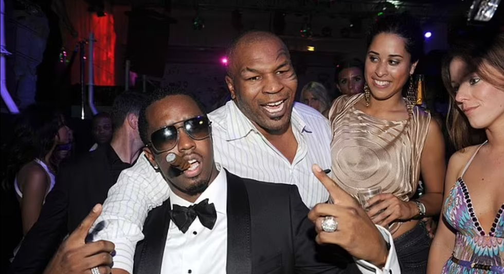 Mike Tyson and Sean Combs