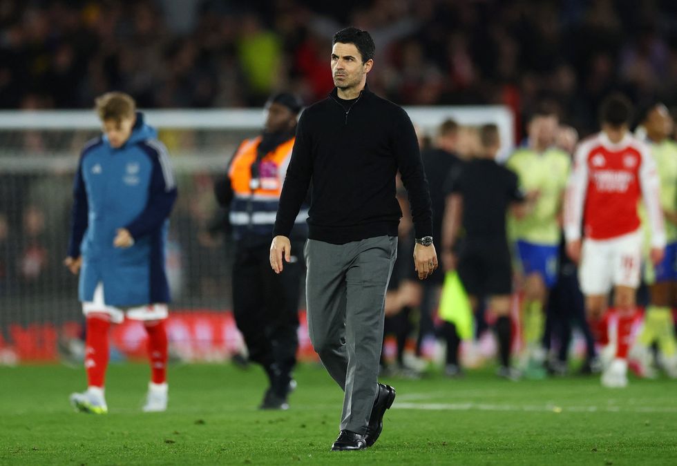 Mikel Arteta admitted Arsenal did not show the right level to win the match