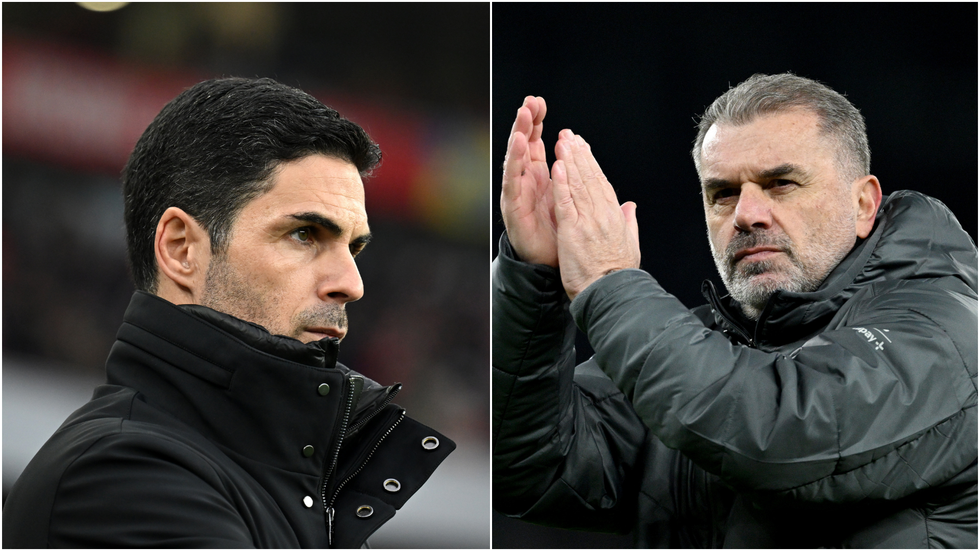Mikel Arteta and Ange Postecoglou