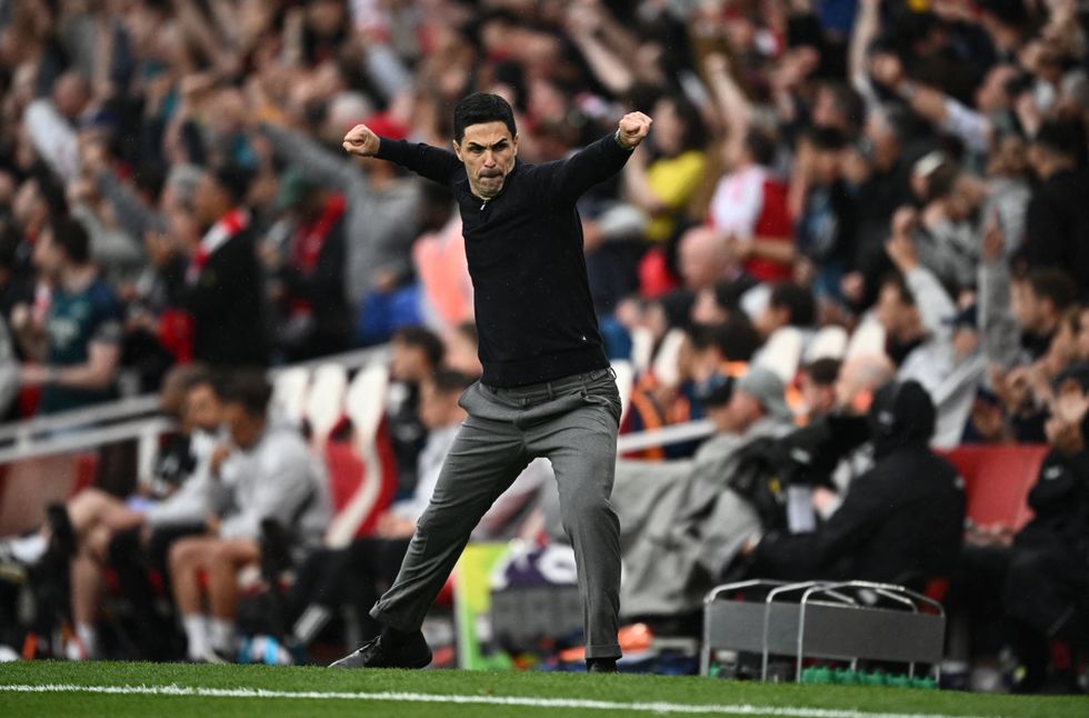 Mikel Arteta fez uma exibição exultante na vitória do Arsenal sobre o Fulham
