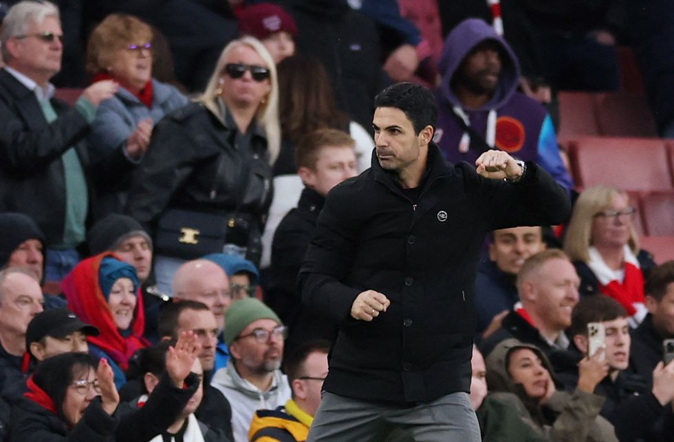 Mikel Arteta enjoyed a fine weekend with City, Liverpool and Chelsea all losing
