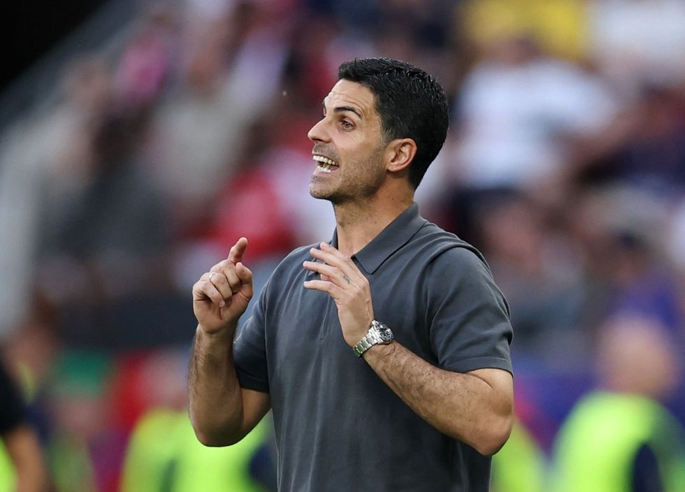 Mikel Arteta has been criticised over his tactics in the Champions League final
