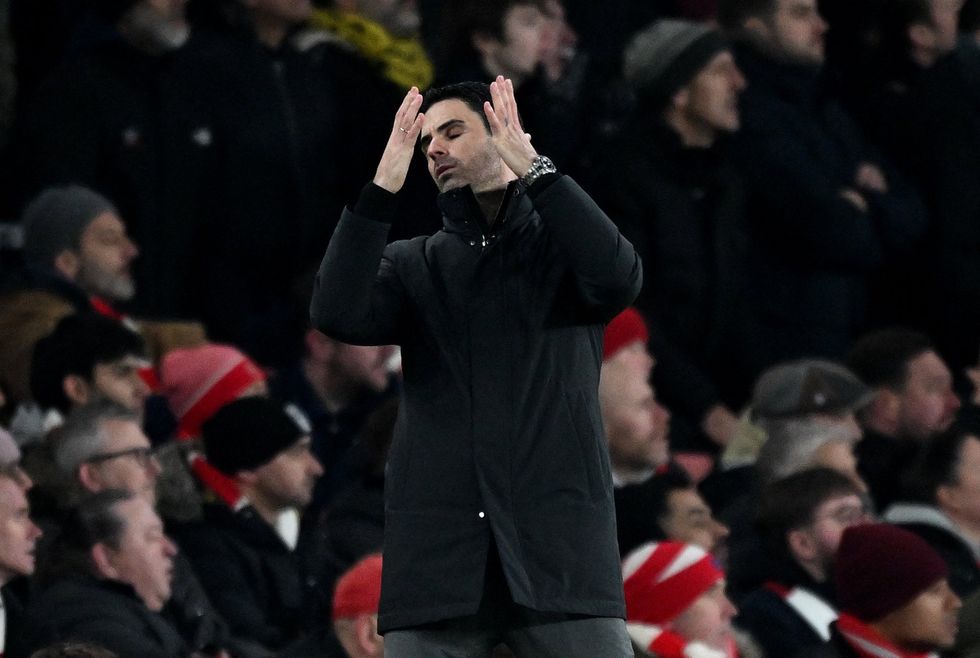 Mikel Arteta's side are four points clear at the top but are starting to rumble