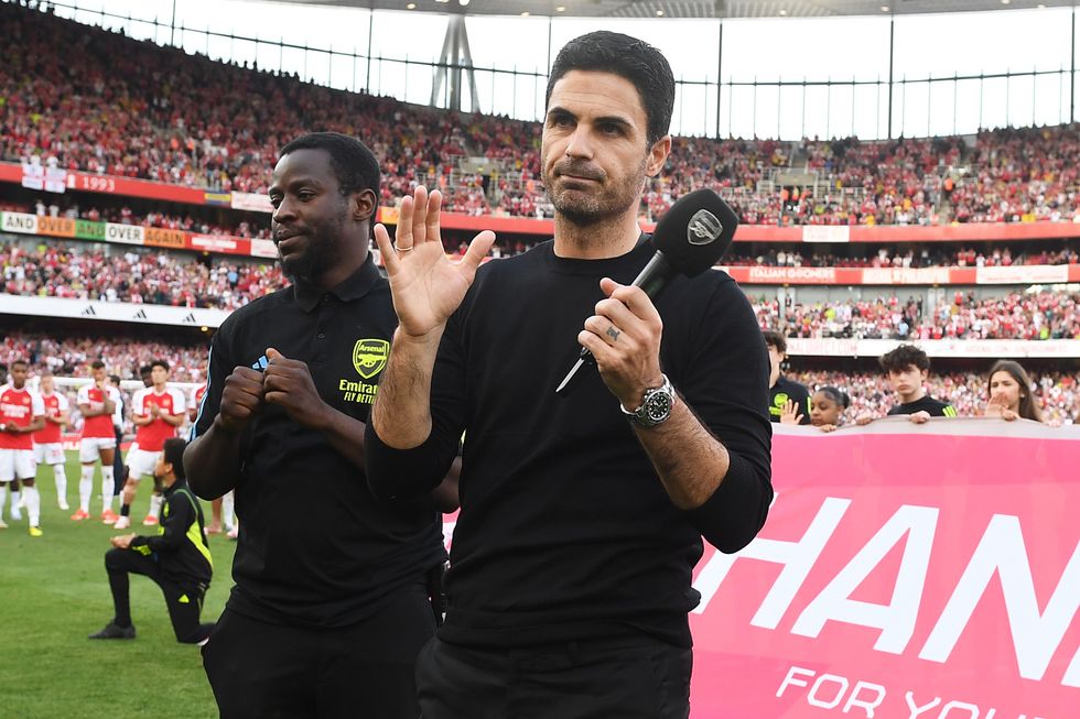 Mikel Arteta thanked the fans
