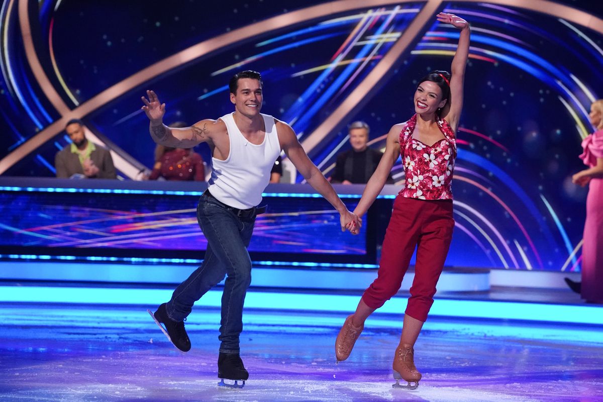 Miles Nazaire and Vanessa Bauer