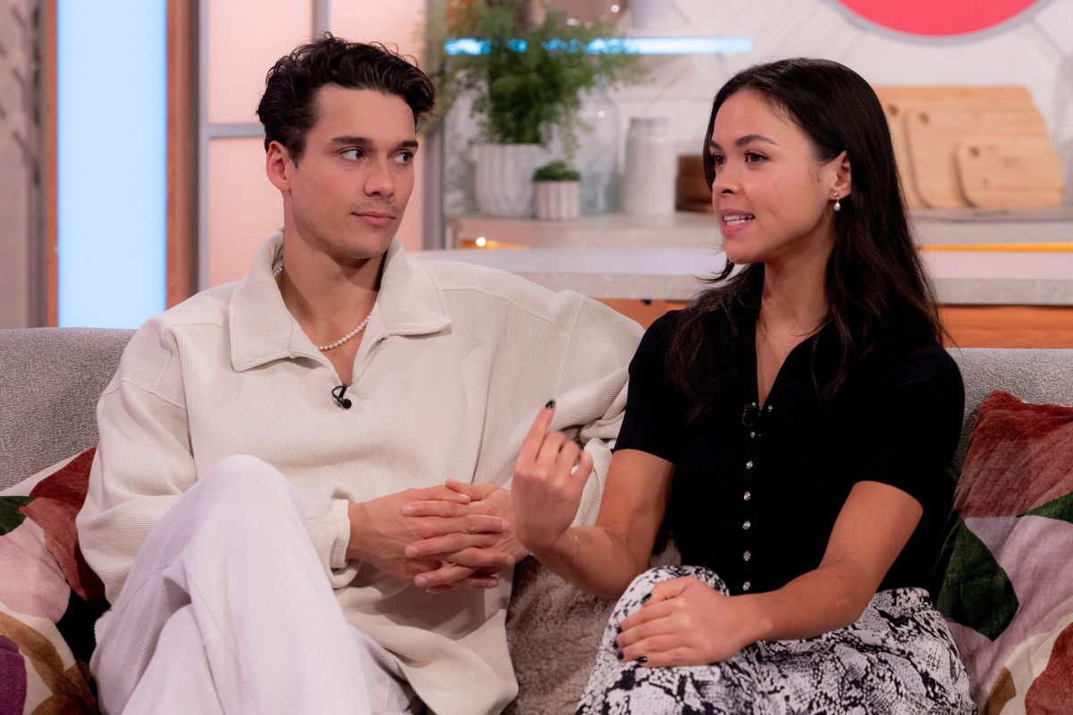 Miles Nazaire and Vanessa Bauer