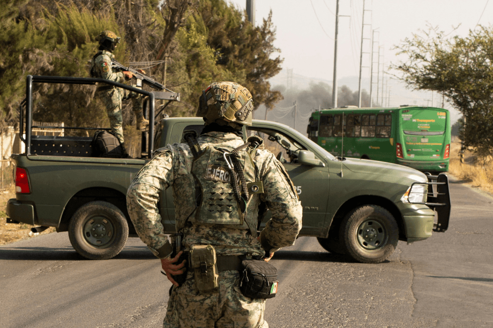 Military operation, Mexico