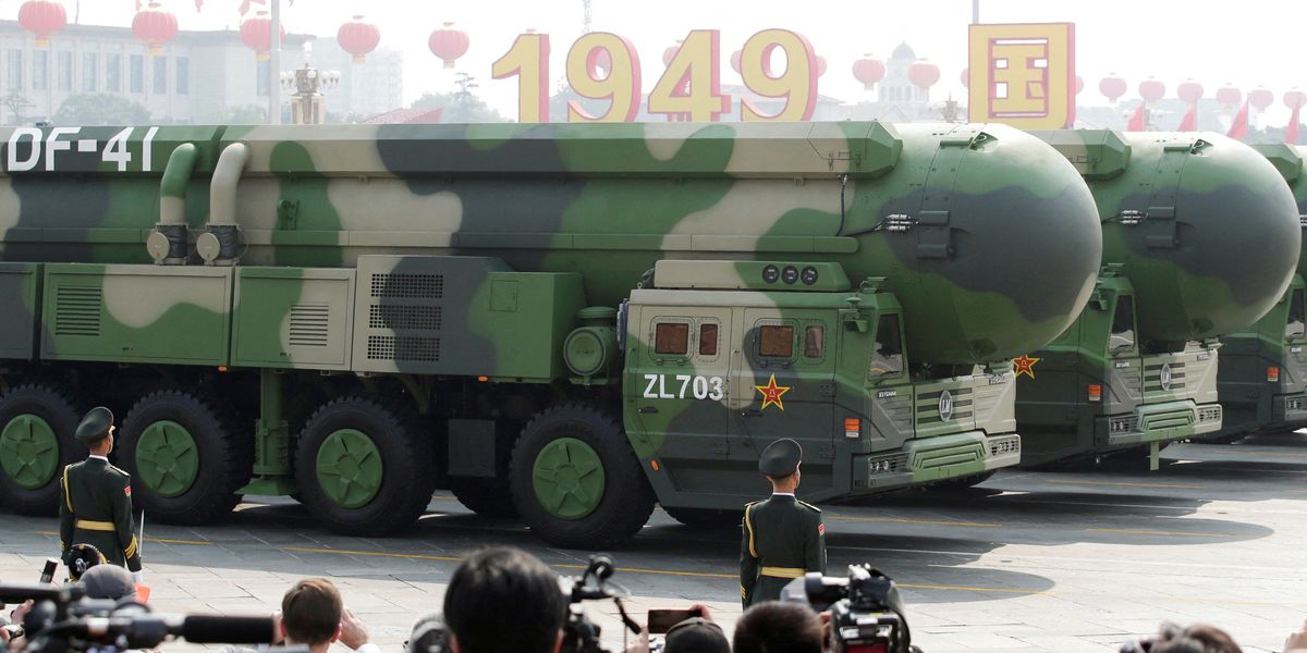 NextImg:China launches new terrifying nuclear missile as it flexes its military might