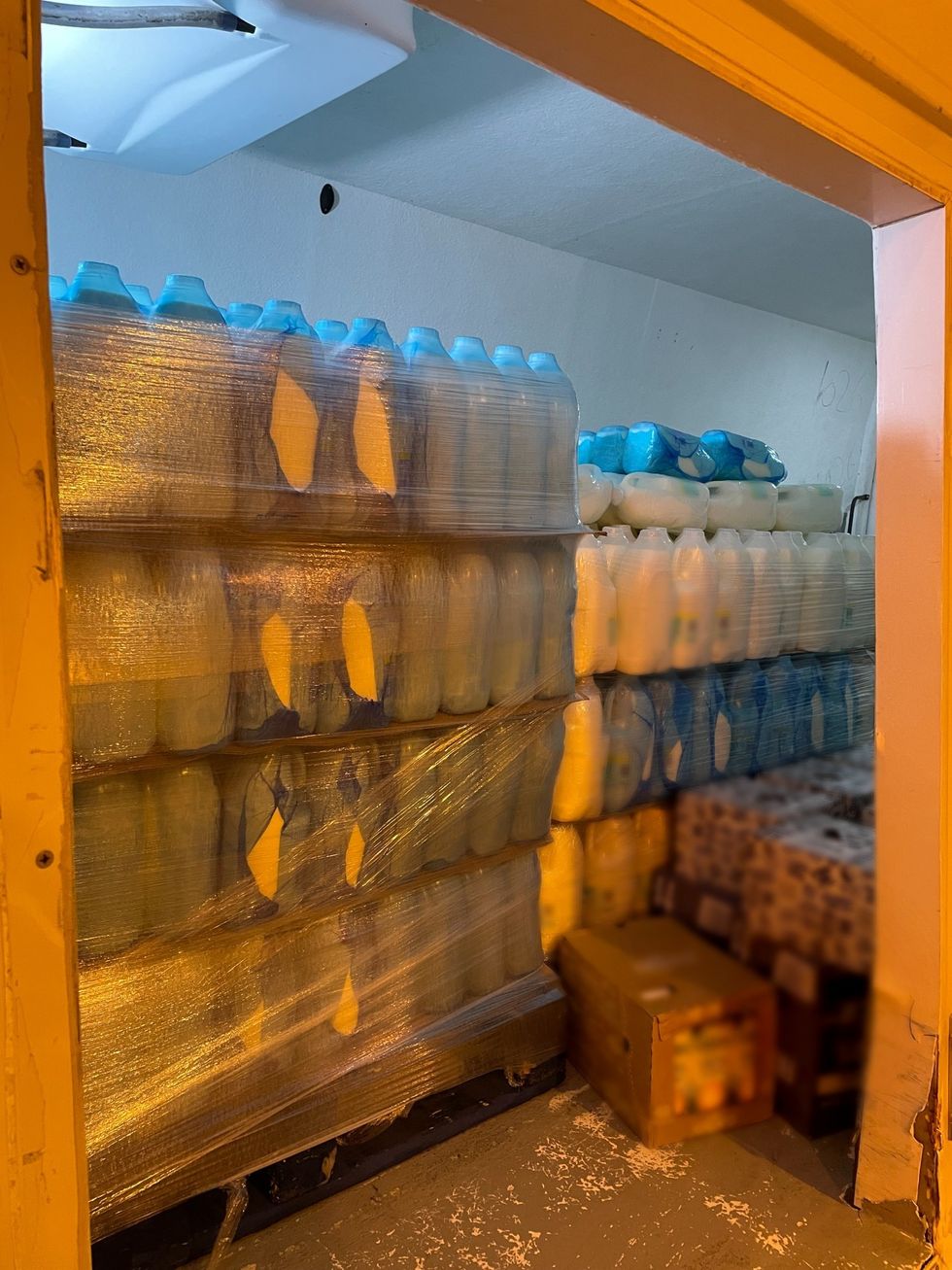 Milk found in vehicle