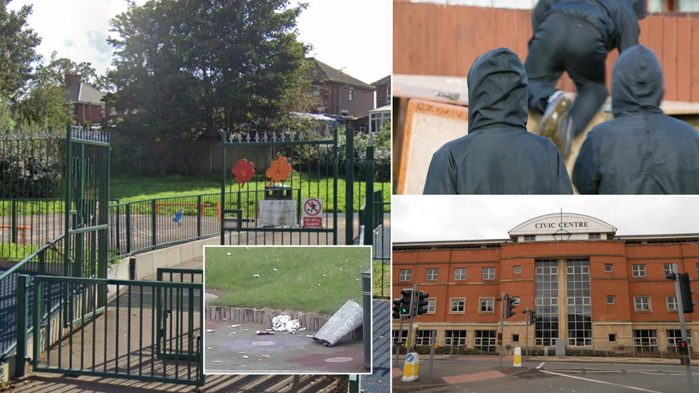 Millennium Garden/Teenagers (stock)/Stoke-on-Trent City Council
