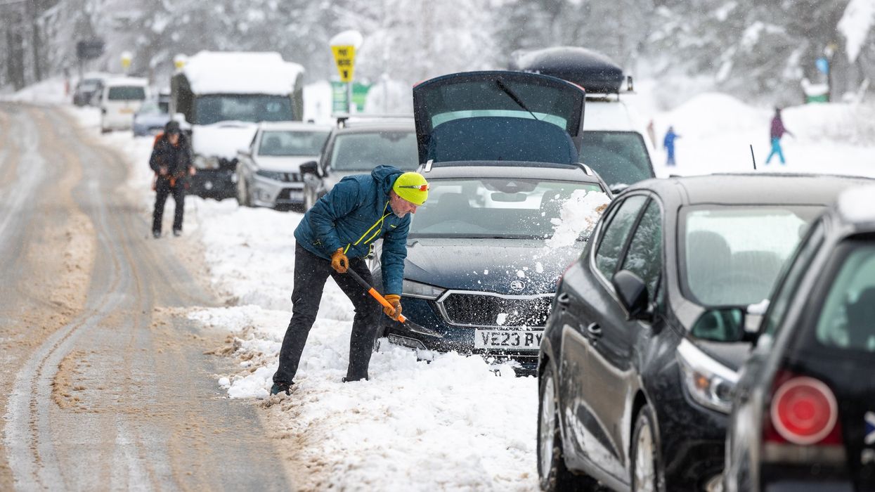 Millions of drivers have been issued a weather warning before