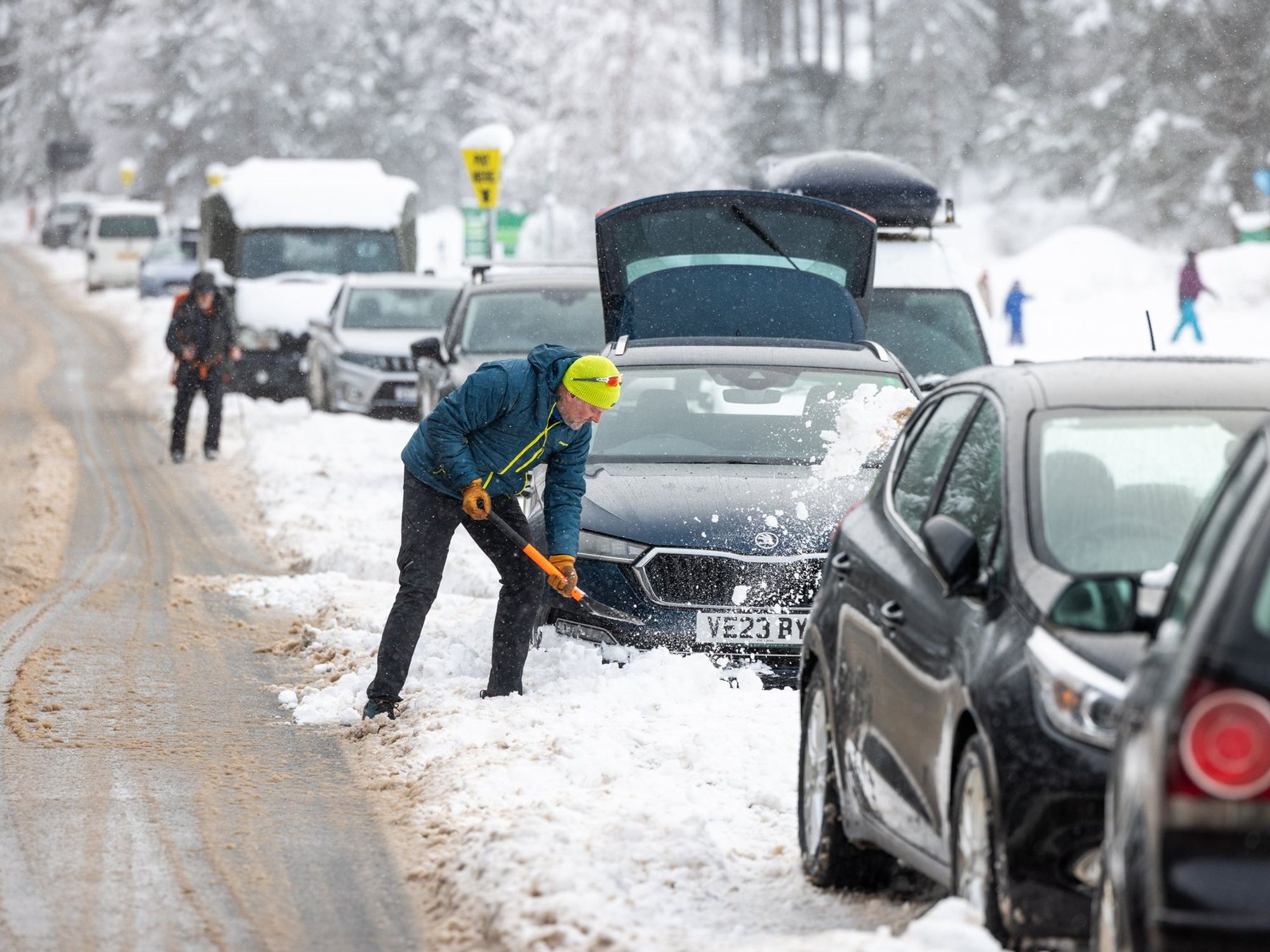 Millions of drivers have been issued a weather warning before