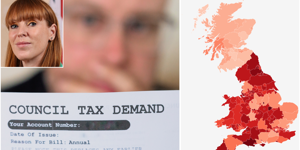 NextImg:SHOCK MAP: Cash-strapped councils seeking LARGEST tax increases - are YOU set to lose hundreds?