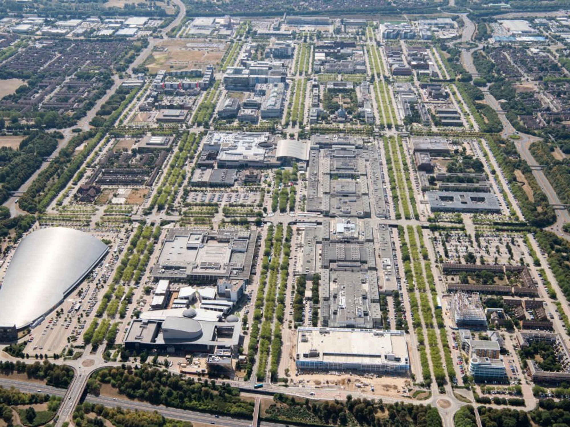 Milton Keynes was known for its futuristic planning