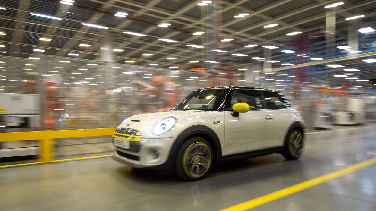 MINI Electric is unveiled at the MINI factory in Cowley, Oxfordshire