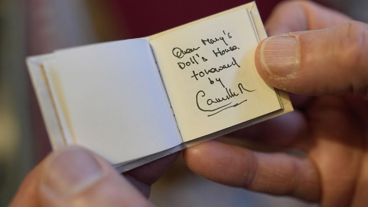 Miniature book written by Queen Camilla