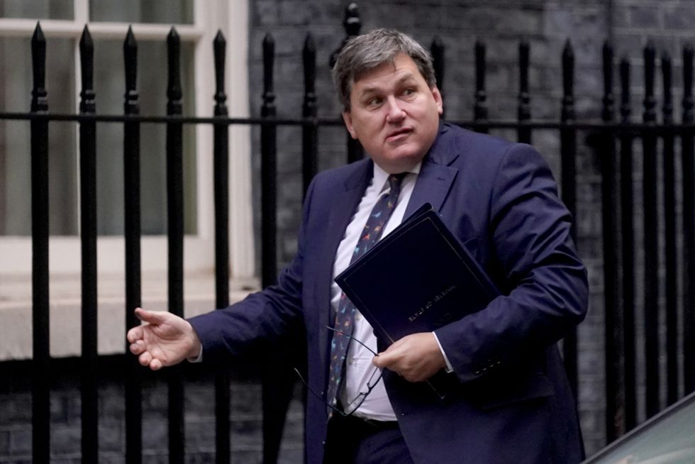 Minister for Crime and policing Kit Malthouse arriving in Downing Street, London