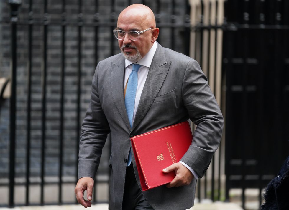 Minister for Education Nadhim Zahawi leaving Downing Street, London, after attending a Cabinet meeting ahead of Chancellor Rishi Sunak delivering his Budget to the House of Commons. Picture date: Wednesday October 27, 2021.