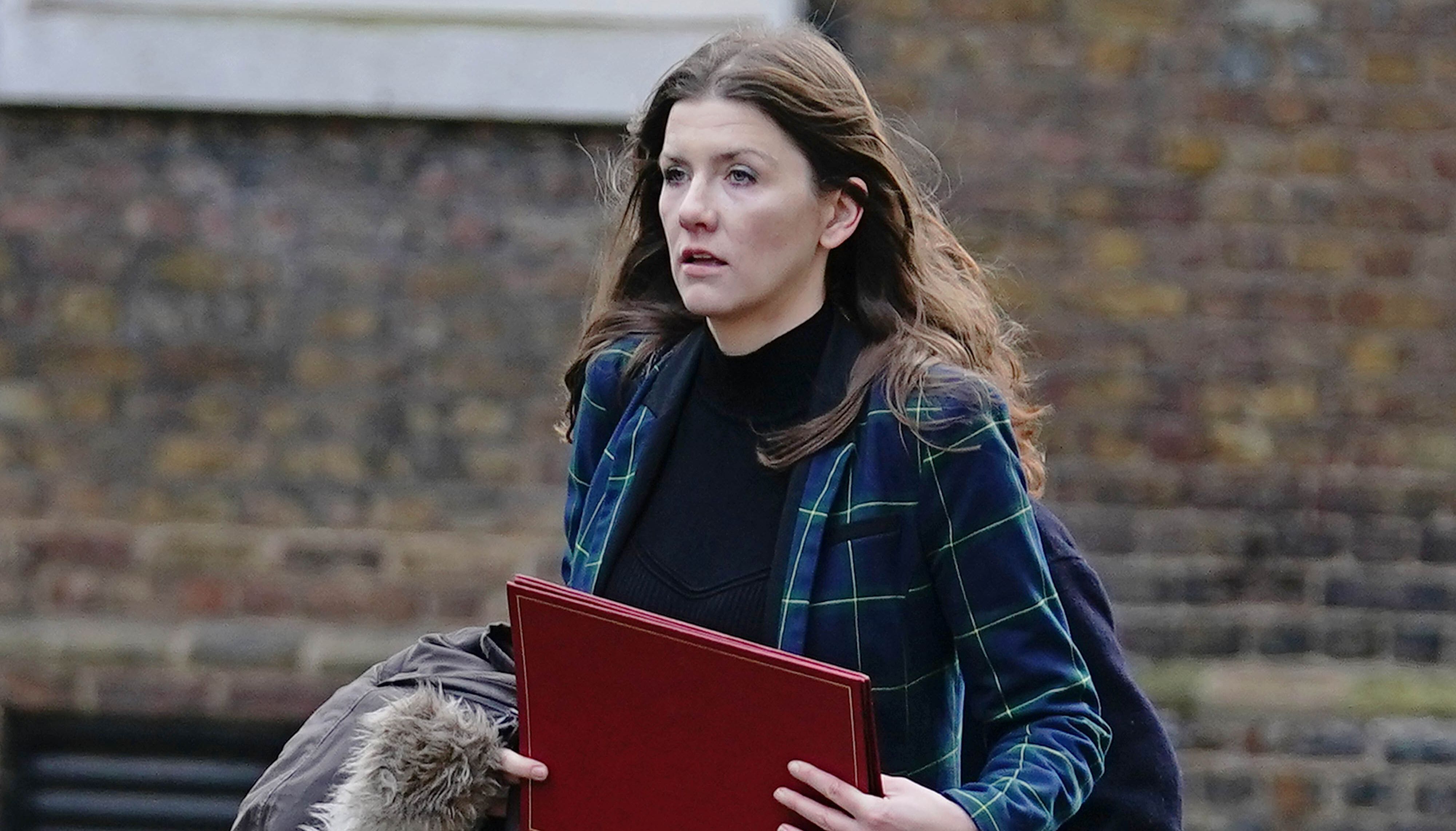 Minister for Higher and Further Education Michelle Donelan arrives in Downing Street