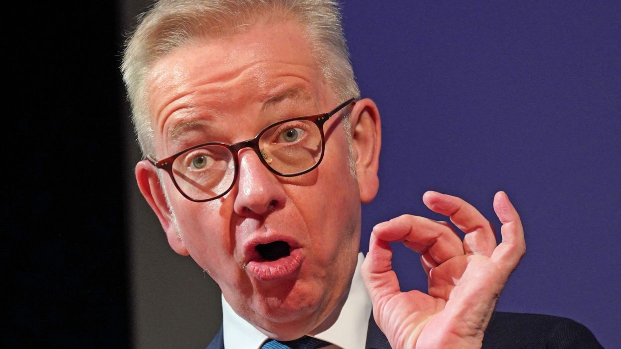 Minister for Levelling Up, Housing and Communities, Michael Gove, delivers a speech on planning reforms at Kings Place in King's Cross, north London
