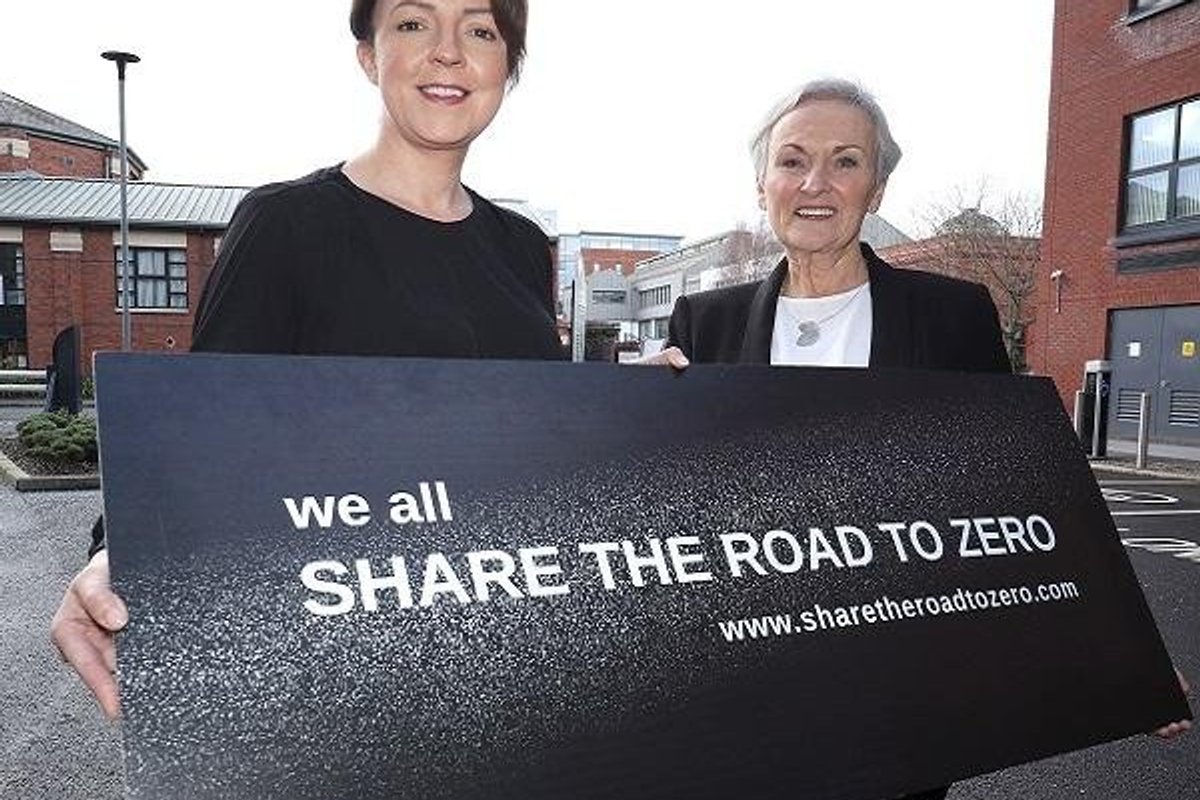 Minister Kimmins and Siobhan Casey