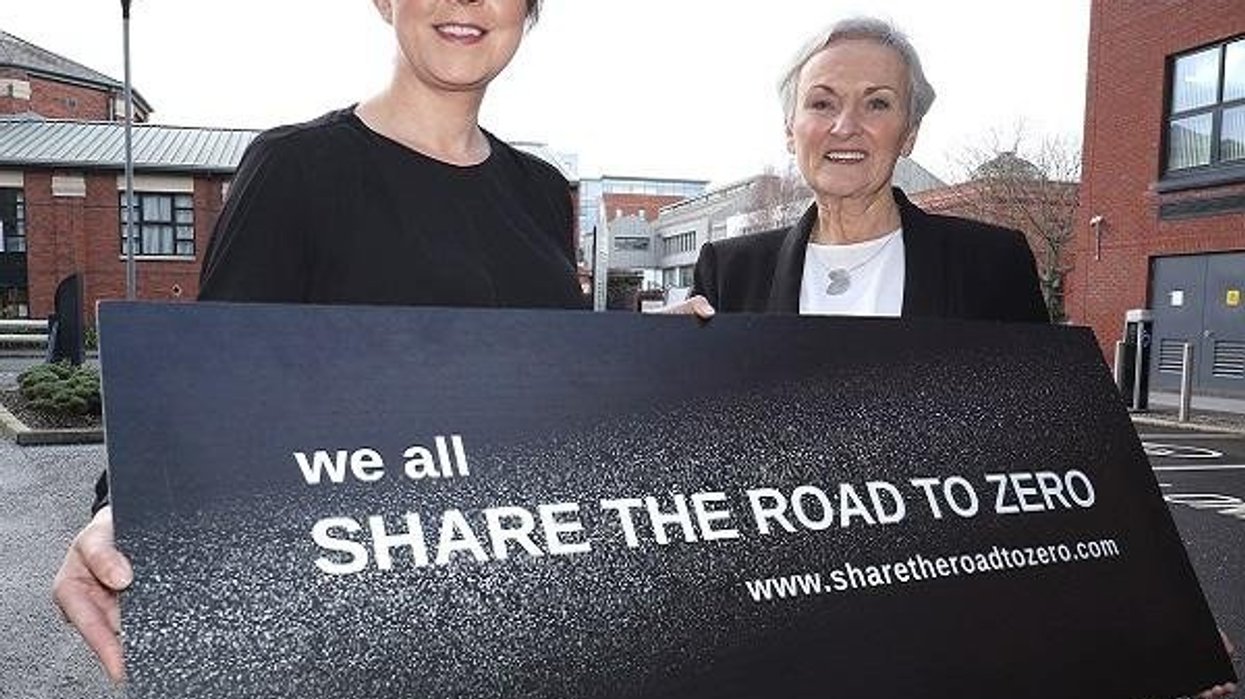 Minister Kimmins and Siobhan Casey