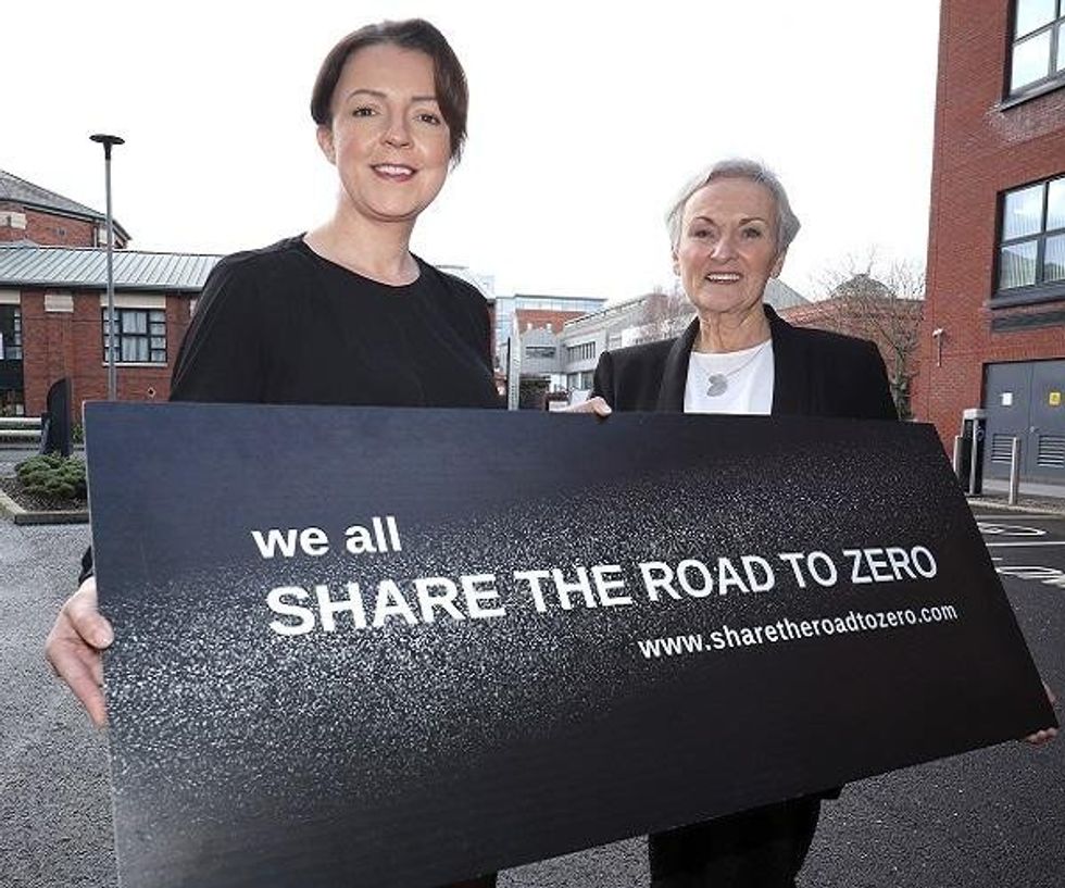 Minister Kimmins and Siobhan Casey