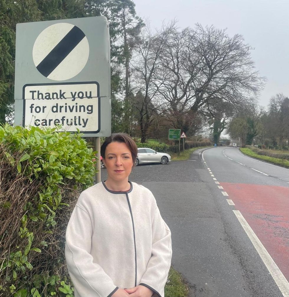 Minister Liz Kimmins on UK road