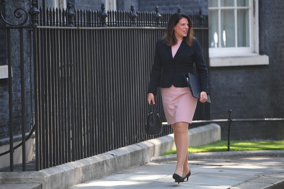 Minister of State for Immigration Caroline Nokes arrives for a cabinet meeting at 10 Downing Street, London.