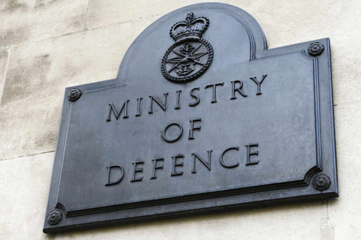 Ministry of Defence sign