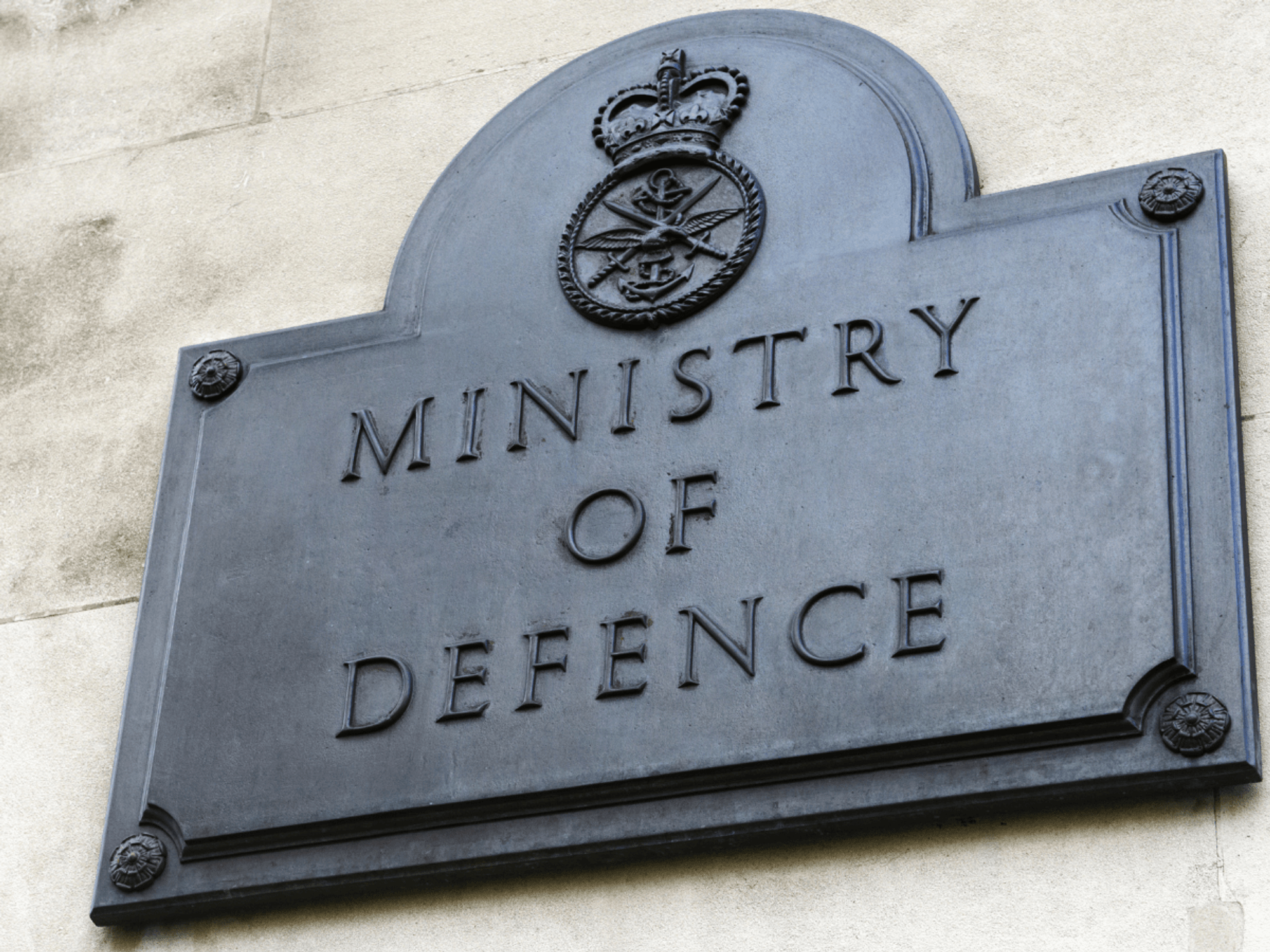 Ministry of Defence sign