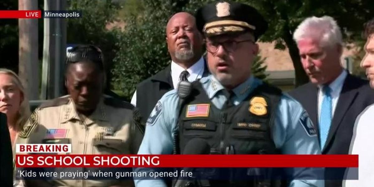 NextImg:Minneapolis school shooting: Police chief provides timeline of events after deaths of two children