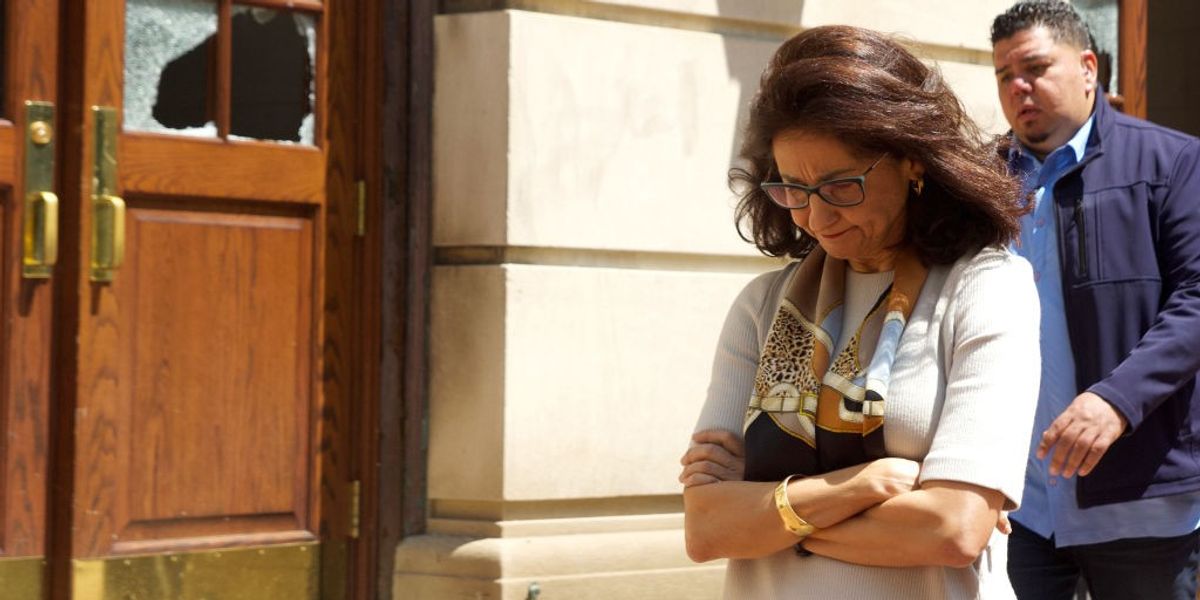 NextImg:Columbia University president steps down after MONTHS of Gaza protests on campus