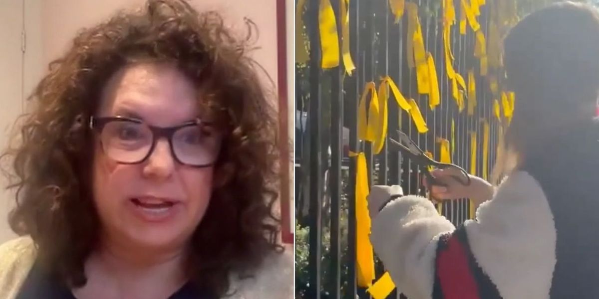 NextImg:Woman tells of being ‘overtaken by cold fury’ during tense encounter with October 7 ribbon-cutter