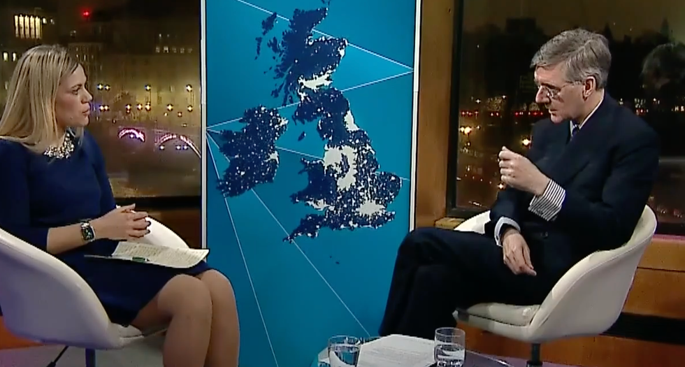 Miriam Cates speaks to Jacob Rees-Mogg