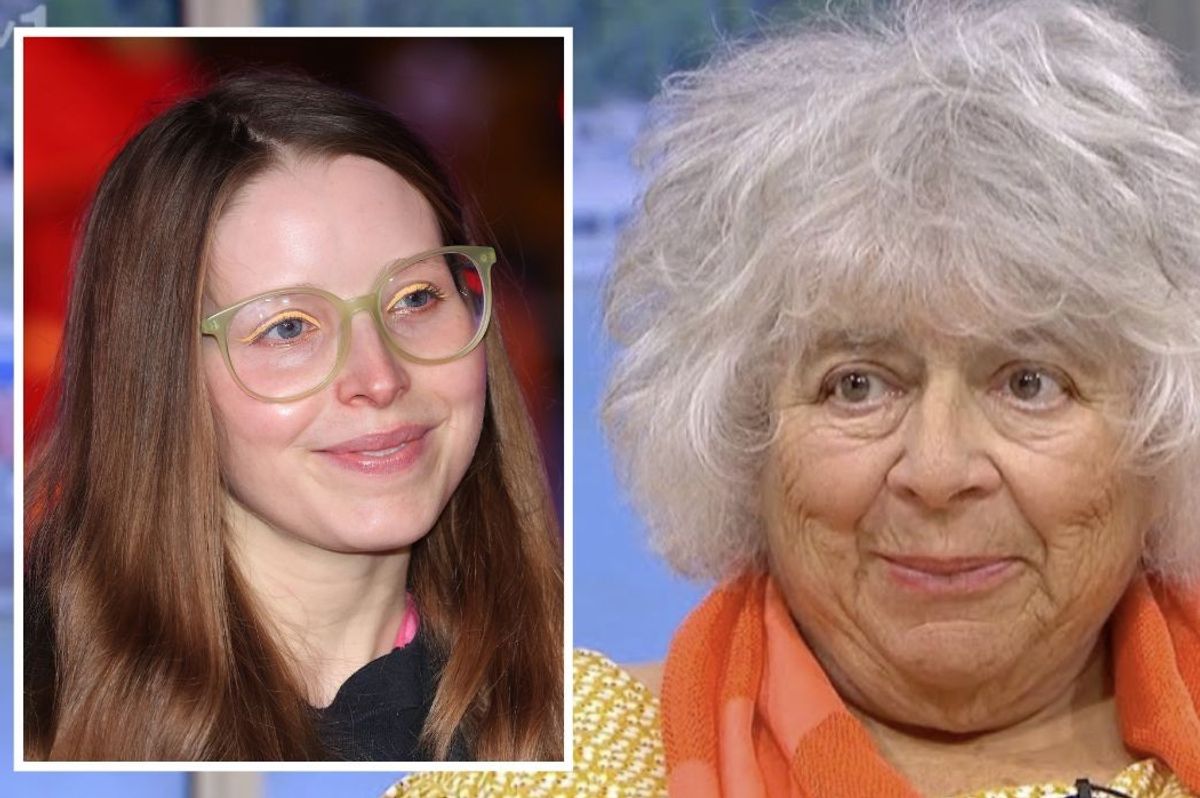 Miriam Margolyes and Jessie Cave