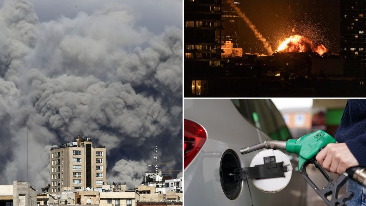 Missile strike in Tehran, missile strike in Tel Aviv and a fuel pump