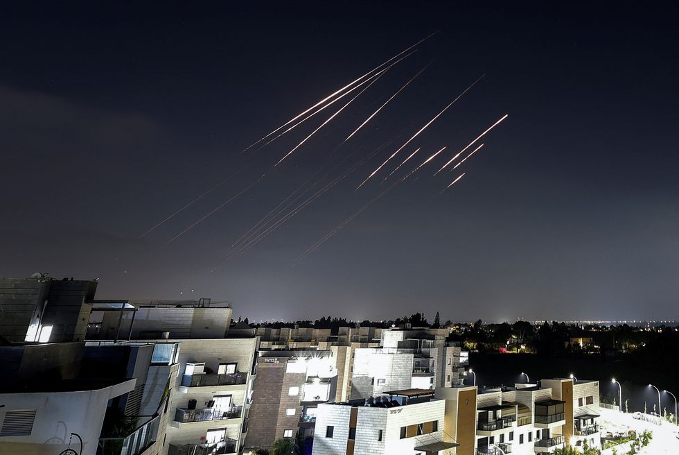 Missiles launched from Iran towards Israel