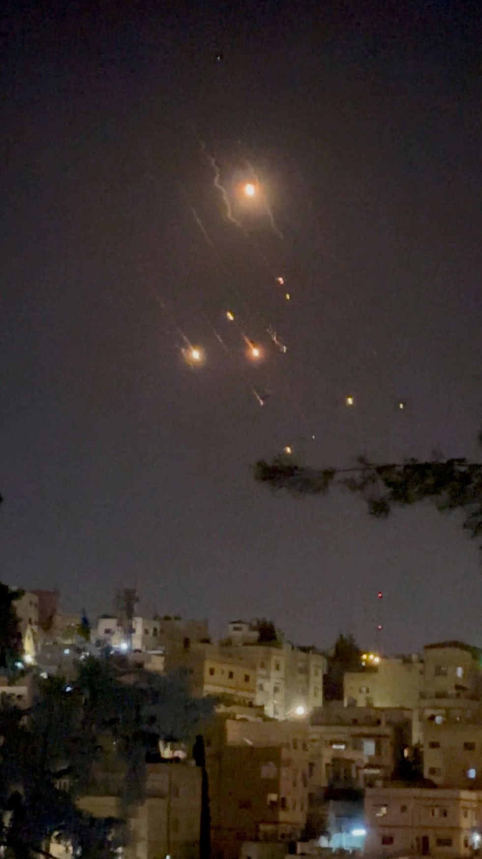Missiles over Israel