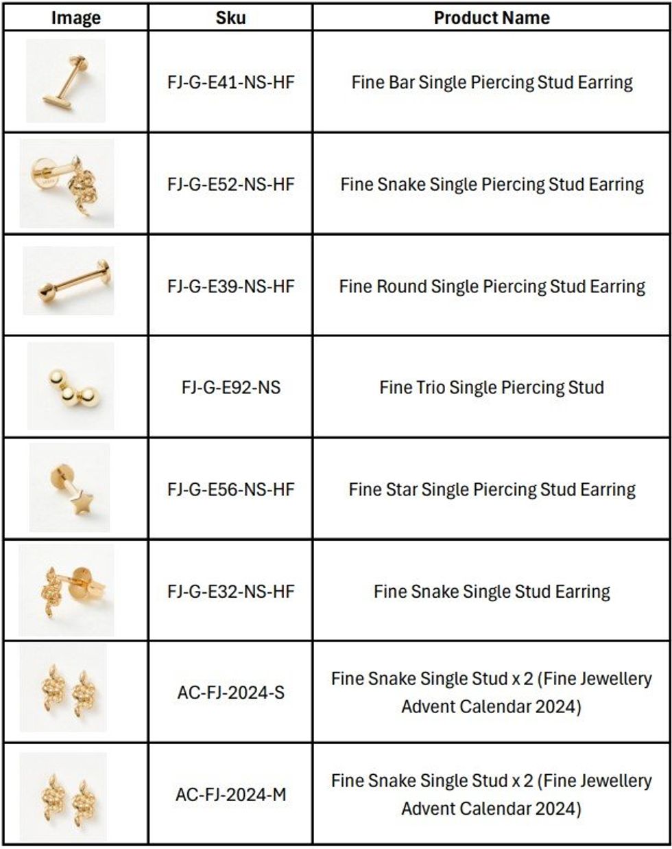 MISSOMA Stud Earrings