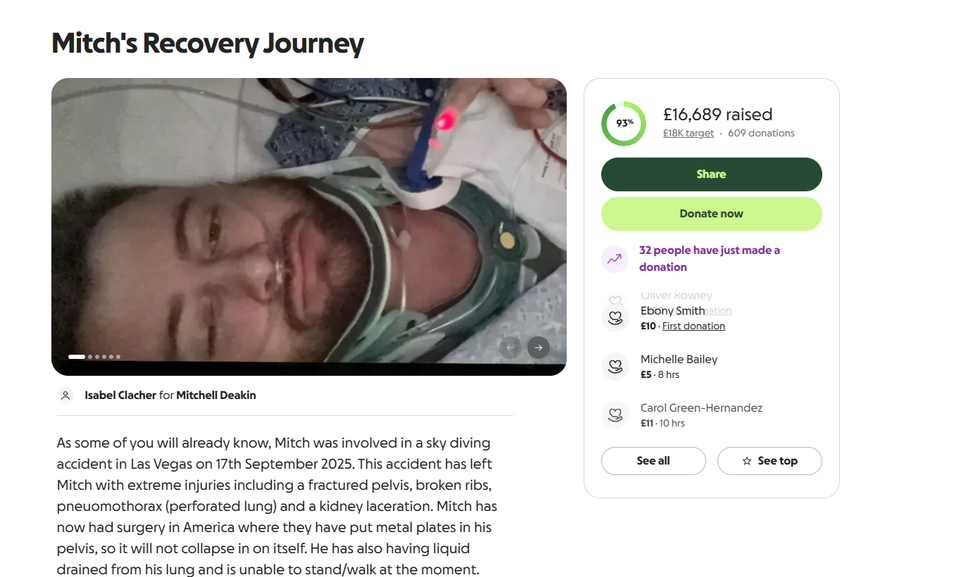 Mitchell Deakin GoFundMe