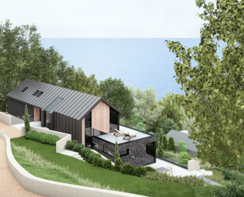 Mock-up of the house