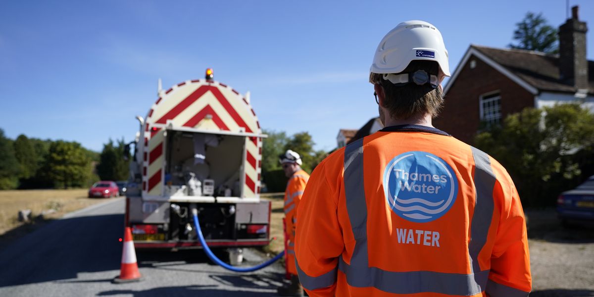 NextImg:Thames Water granted £3bn debt lifeline as Britain's largest water company saved from financial collapse