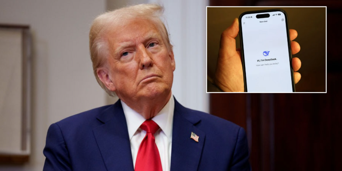 NextImg:Donald Trump issues 'wake-up call' warning over rise of Chinese AI company DeepSeek